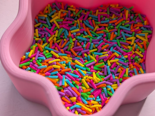 Sprinkles - polymer clay slices