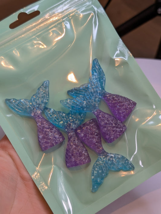 5 pack mermaid tails