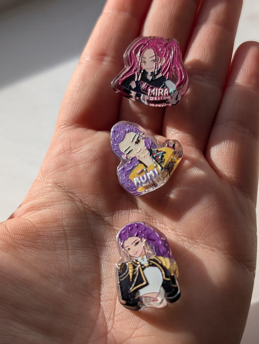 K pop acrylic beads