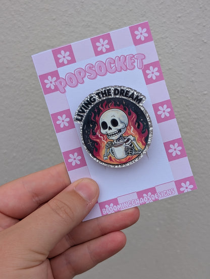 Living the dream pop socket