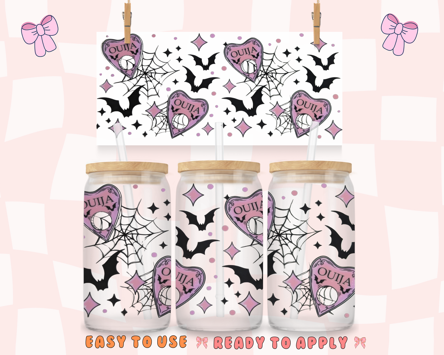 16oz Libby can UVDTF wrap #009