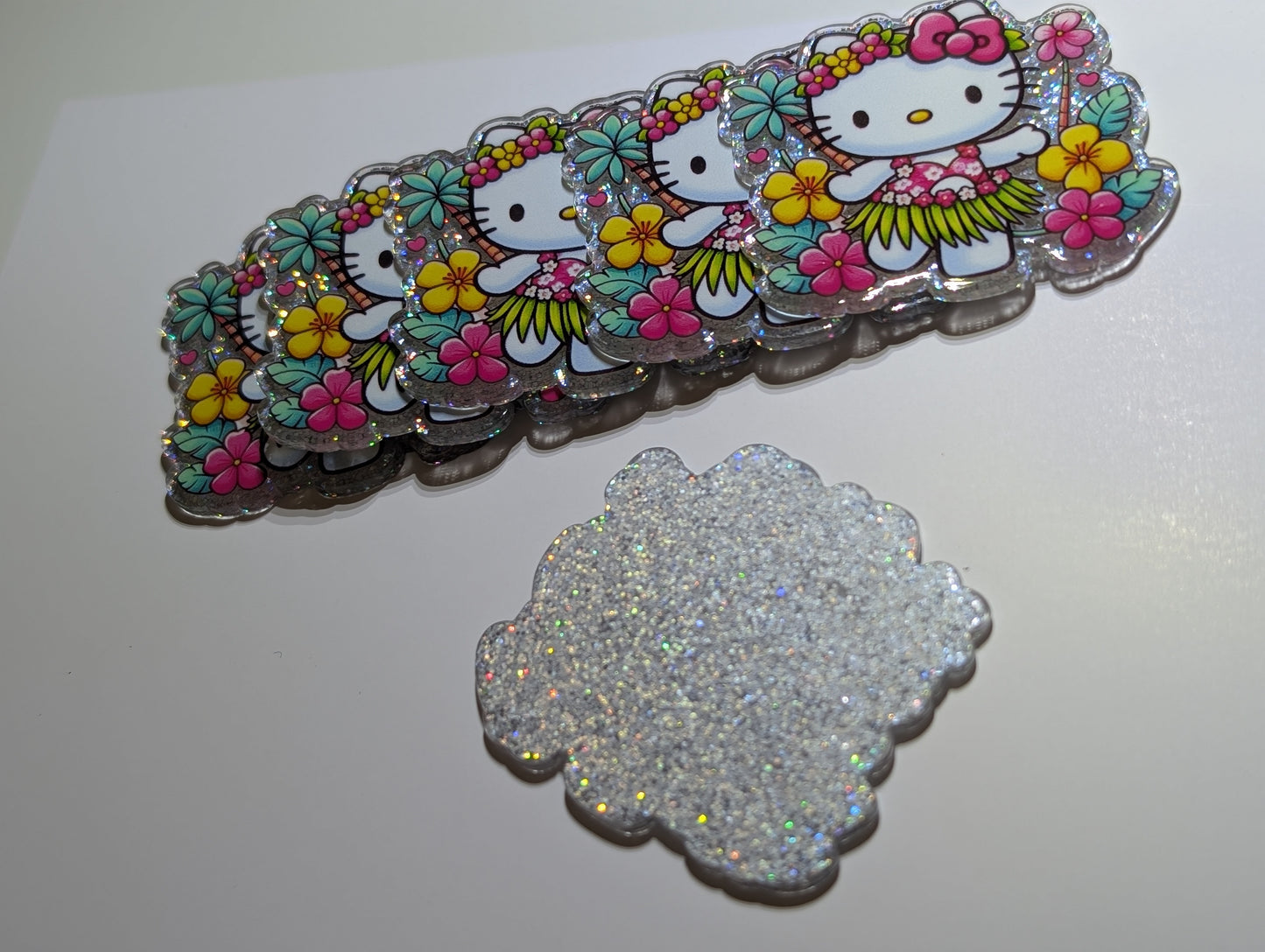Hawaiian kitty Acrylic