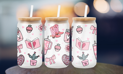 Girly stanley style glass can