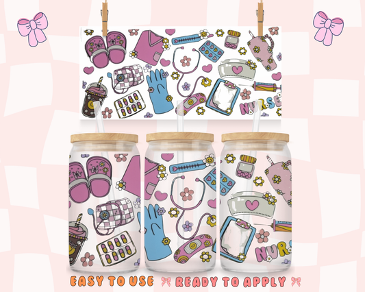 16oz Libby can UVDTF wrap #010