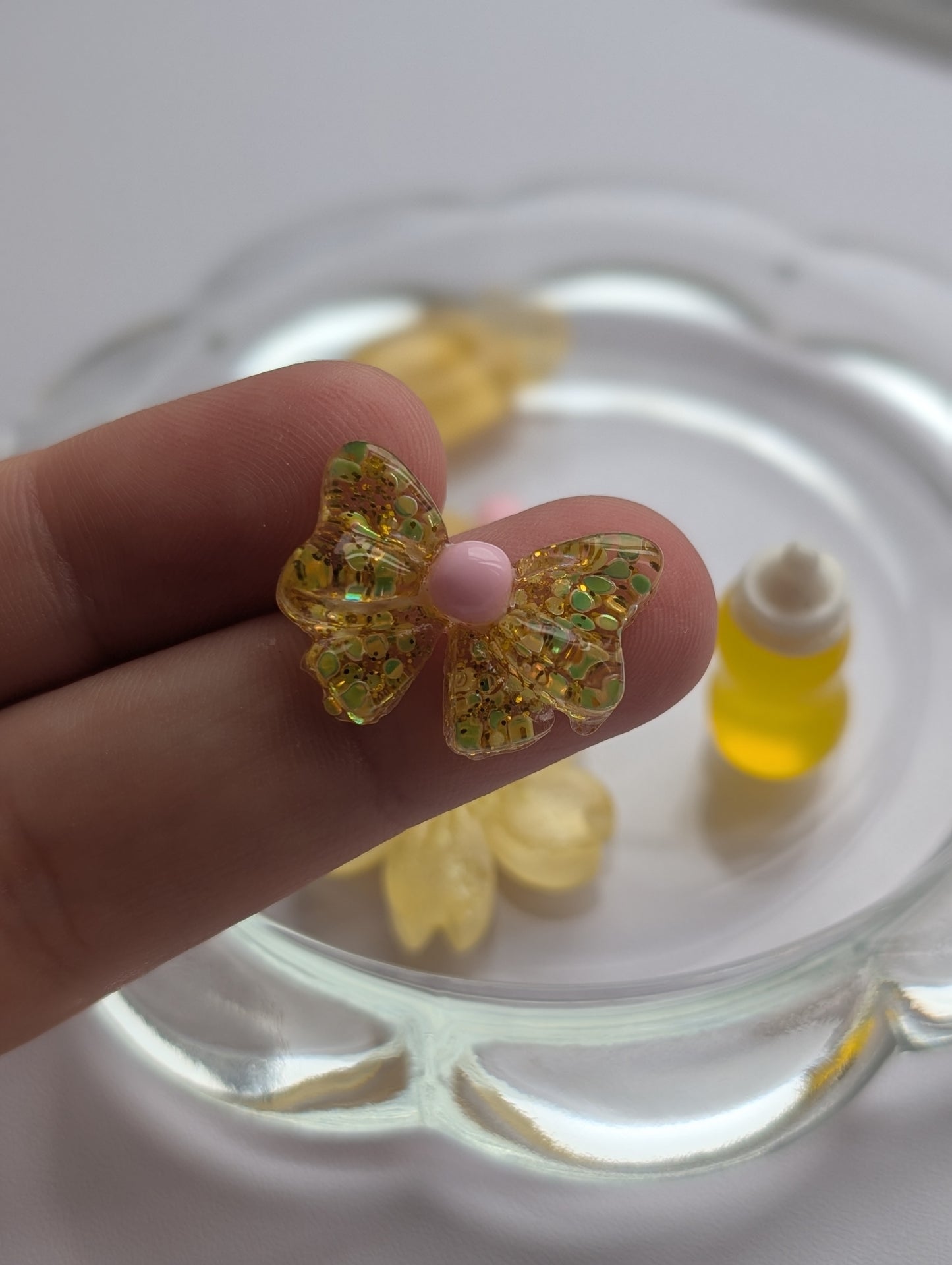 Mixed ice yellow kawaii style (pack of 5)