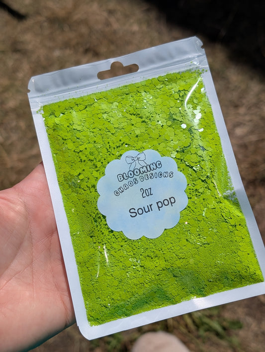 Sour pop - Chunky Glitter mix