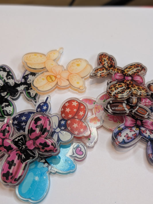 Pack of 4 balloon dog