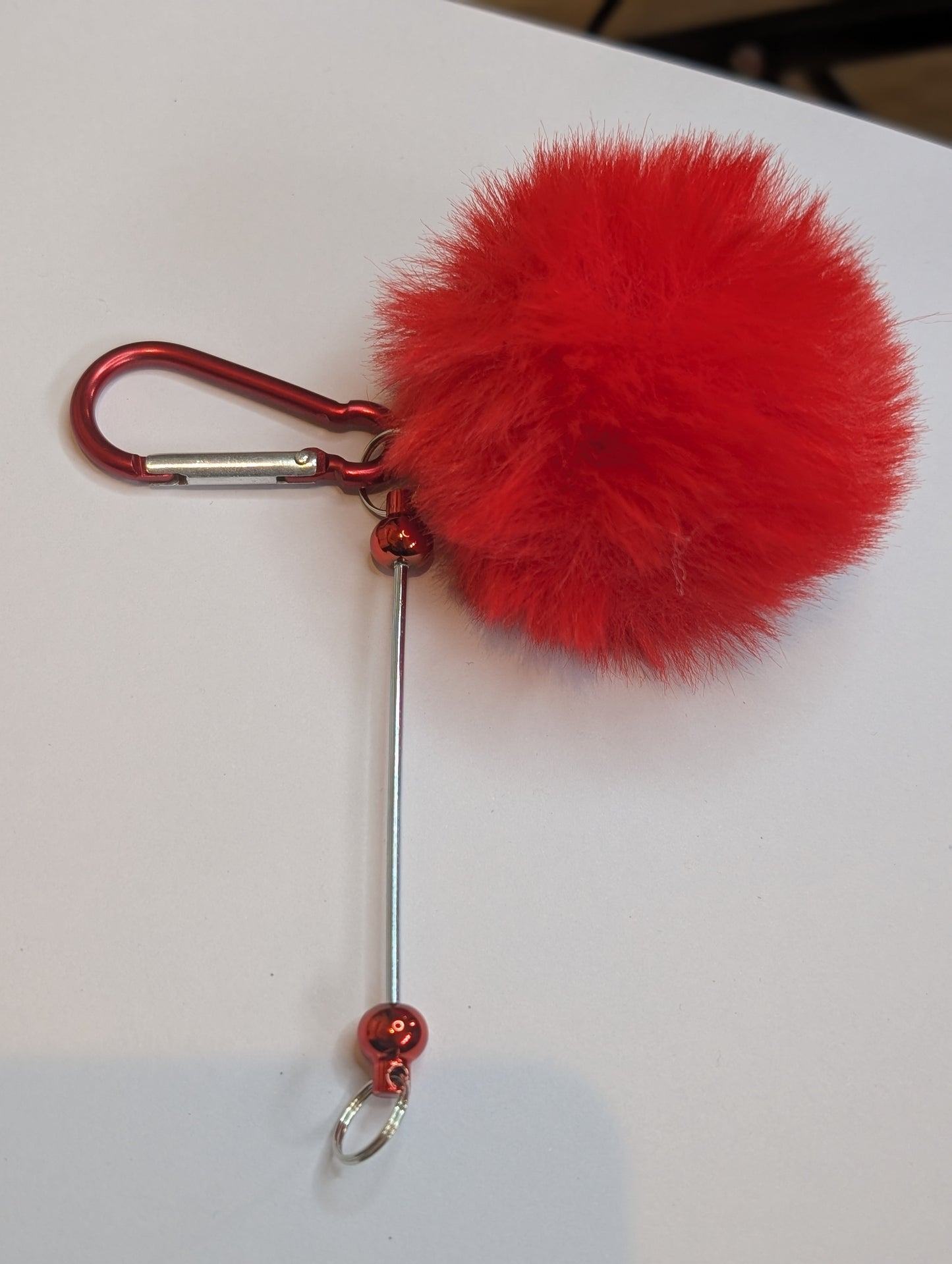 Beadable keyring