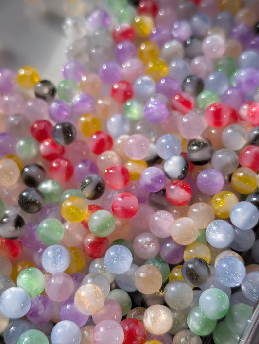8mm colourful beads (100 beads)