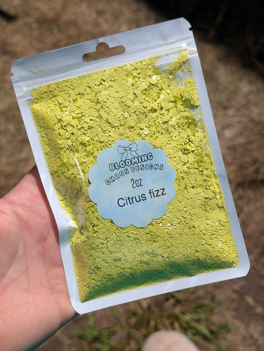 Citrus fizz - Chunky Glitter mix