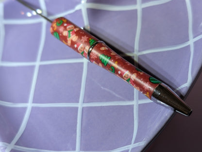 Beadable pen - Christmas