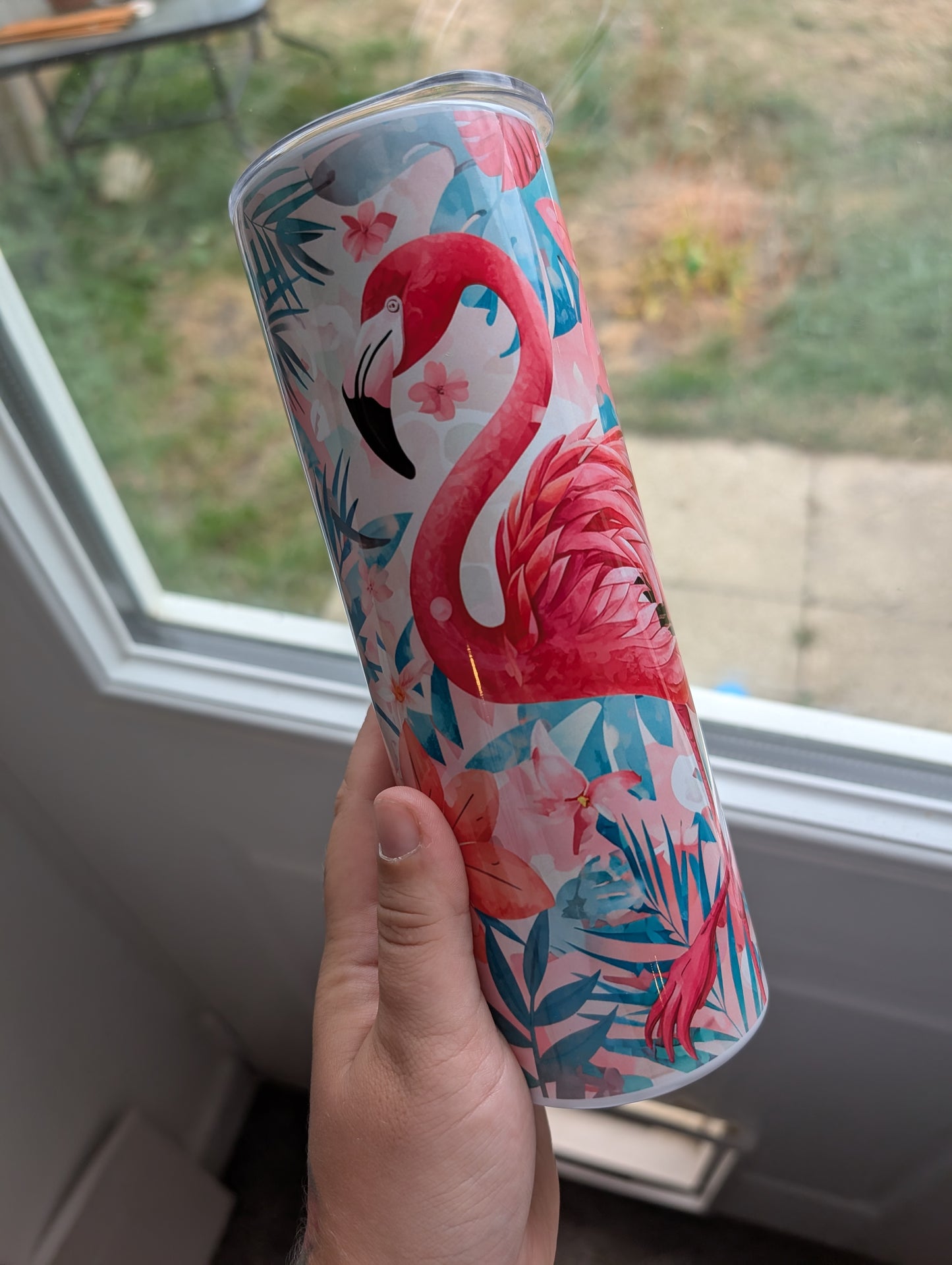 Flamingo style 20oz Tumbler