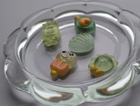 Mixed ice green kawaii style (pack of 5)