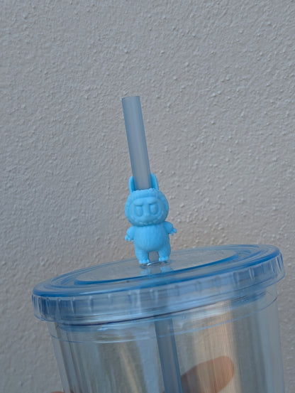Little monster straw topper